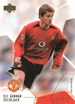 2003 Upper Deck Manchester United Mini Playmakers #20 Ole Gunnar Solskjaer Front