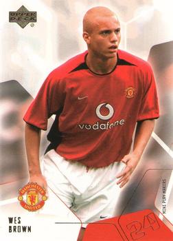2003 Upper Deck Manchester United Mini Playmakers #24 Wes Brown Front