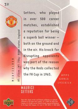 2003 Upper Deck Manchester United Mini Playmakers #32 Maurice Setters Back