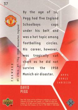 2003 Upper Deck Manchester United Mini Playmakers #37 David Pegg Back