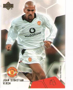 2003 Upper Deck Manchester United Mini Playmakers #4 Juan Sebastian Veron Front
