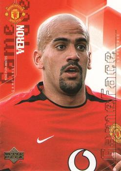 2003 Upper Deck Manchester United Mini Playmakers #86 Juan Sebastian Veron Front