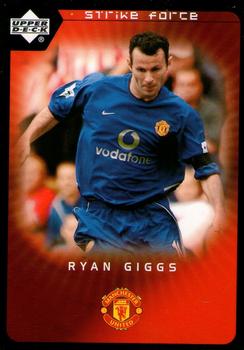2003 Upper Deck Manchester United Strike Force #10 Ryan Giggs Front