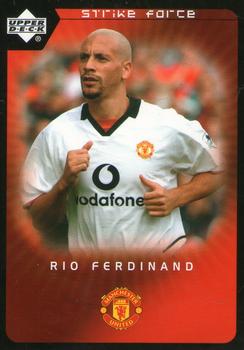 2003 Upper Deck Manchester United Strike Force #23 Rio Ferdinand Front