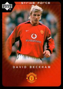 2003 Upper Deck Manchester United Strike Force #3 David Beckham Front