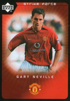 2003 Upper Deck Manchester United Strike Force #43 Gary Neville Front