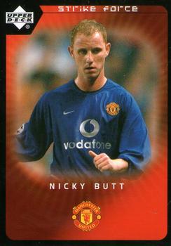 2003 Upper Deck Manchester United Strike Force #56 Nicky Butt Front