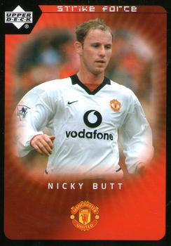 2003 Upper Deck Manchester United Strike Force #58 Nicky Butt Front