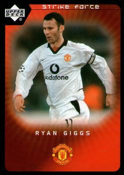 2003 Upper Deck Manchester United Strike Force #7 Ryan Giggs Front