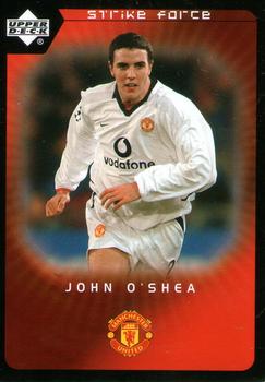 2003 Upper Deck Manchester United Strike Force #85 John O'Shea Front
