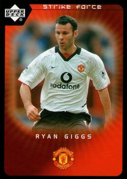 2003 Upper Deck Manchester United Strike Force #8 Ryan Giggs Front