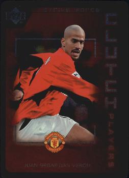 2003 Upper Deck Manchester United Strike Force - Clutch Players #CP15 Juan Sebastian Veron Front