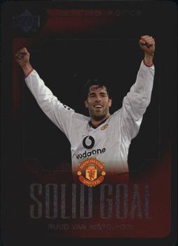 2003 Upper Deck Manchester United Strike Force - Solid Goal #SG1 Ruud van Nistelrooy Front
