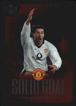 2003 Upper Deck Manchester United Strike Force - Solid Goal #SG3 Ruud van Nistelrooy Front