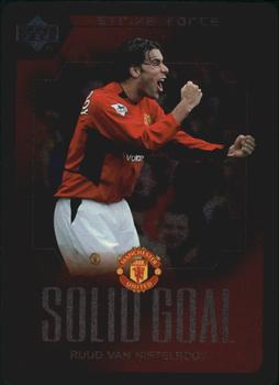 2003 Upper Deck Manchester United Strike Force - Solid Goal #SG4 Ruud van Nistelrooy Front