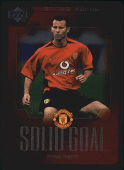 2003 Upper Deck Manchester United Strike Force - Solid Goal #SG6 Ryan Giggs Front