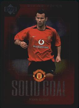 2003 Upper Deck Manchester United Strike Force - Solid Goal #SG8 Ryan Giggs Front