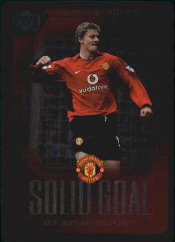 2003 Upper Deck Manchester United Strike Force - Solid Goal #SG19 Ole Gunnar Solskjaer Front
