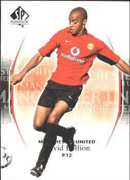 2004 SP Authentic Manchester United #12 David Bellion Front