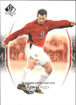 2004 SP Authentic Manchester United #41 Ryan Giggs Front