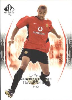 2004 SP Authentic Manchester United #42 David Bellion Front