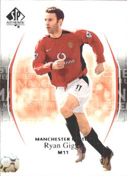 2004 SP Authentic Manchester United #71 Ryan Giggs Front