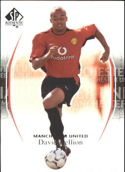 2004 SP Authentic Manchester United #72 David Bellion Front