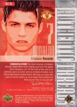 2004 SP Authentic Manchester United - Authentic Threads Shirt #AT-R Cristiano Ronaldo Back