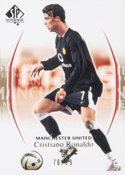 2004 SP Authentic Manchester United - Gold Parallel #37 Cristiano Ronaldo Front