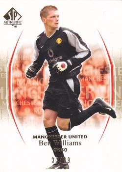 2004 SP Authentic Manchester United - Gold Parallel #90 Ben Williams Front