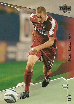 2004 Upper Deck MLS #8 Nate Jaqua Front