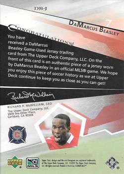 2004 Upper Deck MLS - MLS Jerseys #DB-J DaMarcus Beasley Back