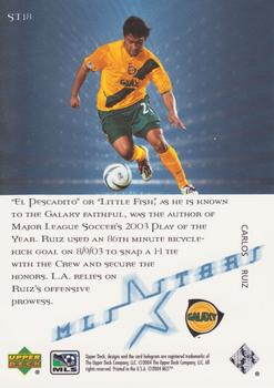 2004 Upper Deck MLS - MLS Stars #ST18 Carlos Ruiz Back