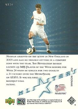 2004 Upper Deck MLS - MLS Stars #ST24 Pat Noonan Back