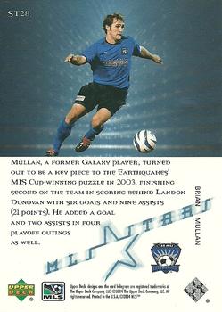 2004 Upper Deck MLS - MLS Stars #ST28 Brian Mullan Back