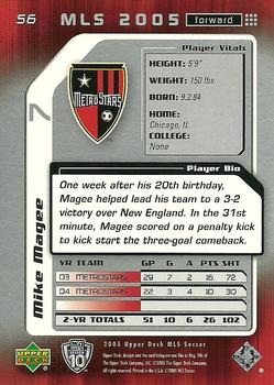 2005 Upper Deck MLS #56 Mike Magee Back