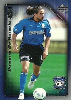 2005 Upper Deck MLS #72 Dwayne De Rosario Front
