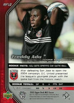 2005 Upper Deck MLS - Rookie Flashbacks #RF12 Freddy Adu Back