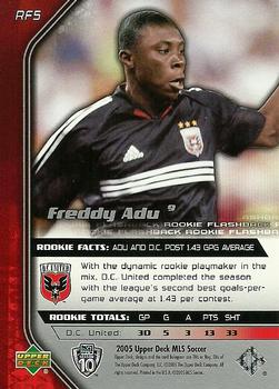 2005 Upper Deck MLS - Rookie Flashbacks #RF5 Freddy Adu Back