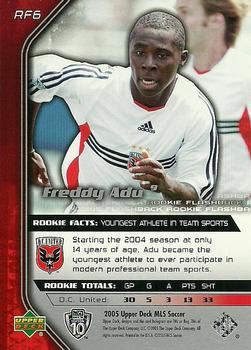 2005 Upper Deck MLS - Rookie Flashbacks #RF6 Freddy Adu Back