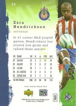 2006 Upper Deck MLS #11 Ezra Hendrickson Back
