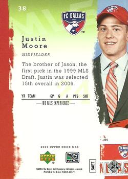 2006 Upper Deck MLS #38 Justin Moore Back