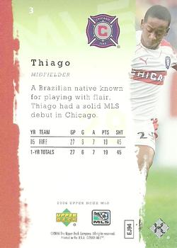 2006 Upper Deck MLS #3 Thiago Back
