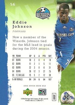 2006 Upper Deck MLS #56 Eddie Johnson Back