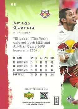 2006 Upper Deck MLS #68 Amado Guevara Back