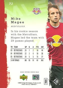 2006 Upper Deck MLS #72 Mike Magee Back