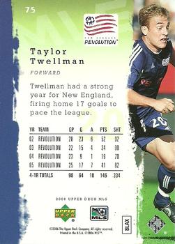 2006 Upper Deck MLS #75 Taylor Twellman Back