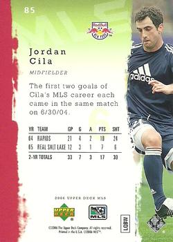 2006 Upper Deck MLS #85 Jordan Cila Back