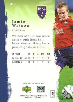 2006 Upper Deck MLS #89 Jamie Watson Back