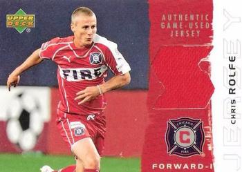 2006 Upper Deck MLS - Jerseys #JE-CH Chris Rolfe Front